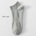 6 Pairs Plus Size EUR45-50 Men Socks Cotton Ankle Black | SAMAG