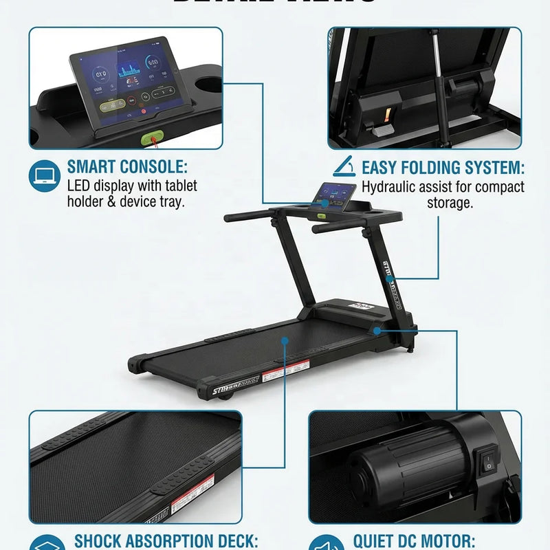 Standard Configuration Best Folding Treadmill Smart | SAMAG