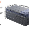 SucceBuy 8L to 75L Car Refrigerator Fridge Portable Icebox Single&Dual Zone w/Blue Tooth Temp Adjustable for Outdoor Camping RV