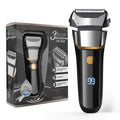 Men's Foil Electric Shavers Razor for Men Cordless USB-C Rechargeable Shaver with Pop-up Trimme  Waterproof Wet/Dry Foil Razor