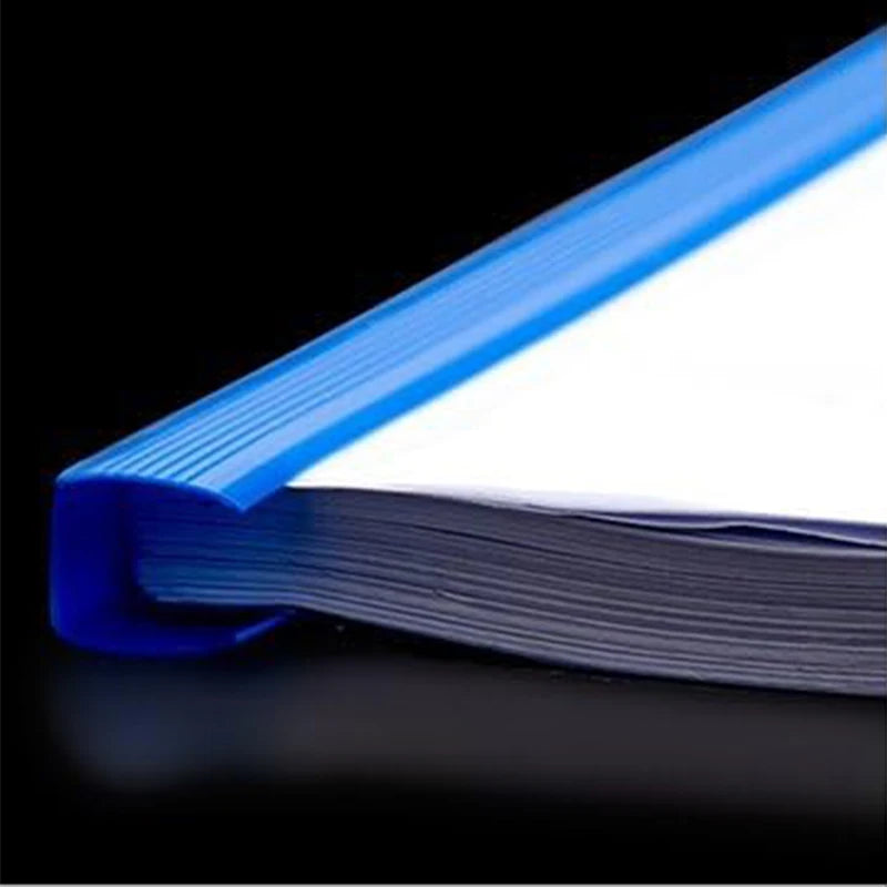 10 Pcs Plastic File Folder with Sliding Bar(10mm) Report Covers, Transparent Resume Presentation File Folders Organizer Binder