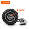 4WD 10 Inch Fat Tire 1000W Electri Beach Cart Brushed Motor Chain Drive Kit With Remote