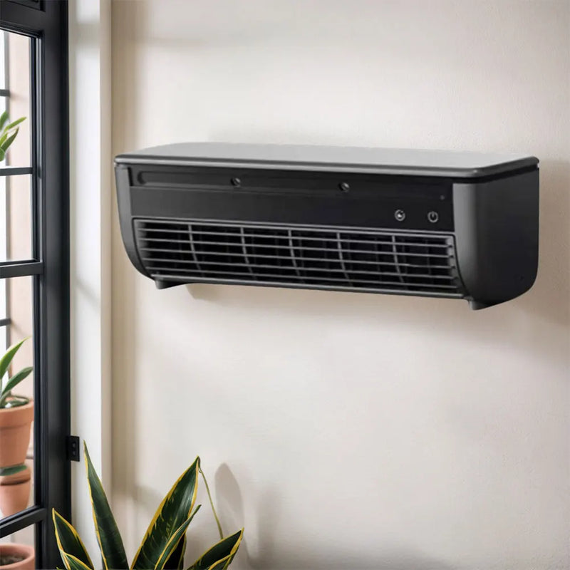 Wall Mount Air Cooling Fan Silent Rechargeable Portable Air Conditioner Fan 3 Speeds Cooling Electric Fan Home Kitchen Bathroom