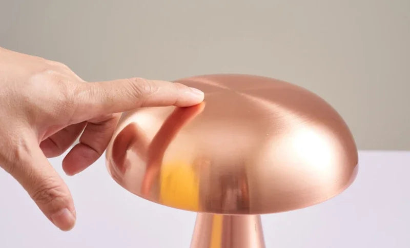 LED Table Lamps Touch Dimming USB Rechargeable for Bar Hotel Restaurant Bedside Decor Bedroom Nightlights Mushroom Lampara Gift