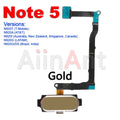 Aiinant Home Button Touch ID Fingerprint Sensor Flex Cable For Samsung Galaxy Note 4 5 7 8 9 10 20 Plus Lite Ultra