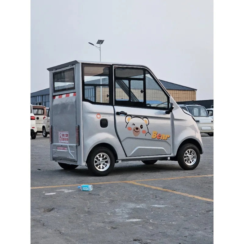 Customized 4-Wheel Mini Electric Car for Adults New Energy Vehicle 1000W 60V Voltage Closed Body 3000W Low Electric Tricycles