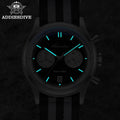 ADDIESDIVE Top Brand Men's Watch 10Bar Waterproof Bubble Mirror Glass Quartz Watches BGW9 Luminous Chronograph Diving Wristwatch