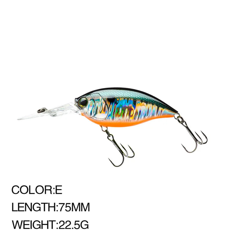 70mm/21g 75mm/22.5g Crankbait Fishing Lures Artificial | SAMAG