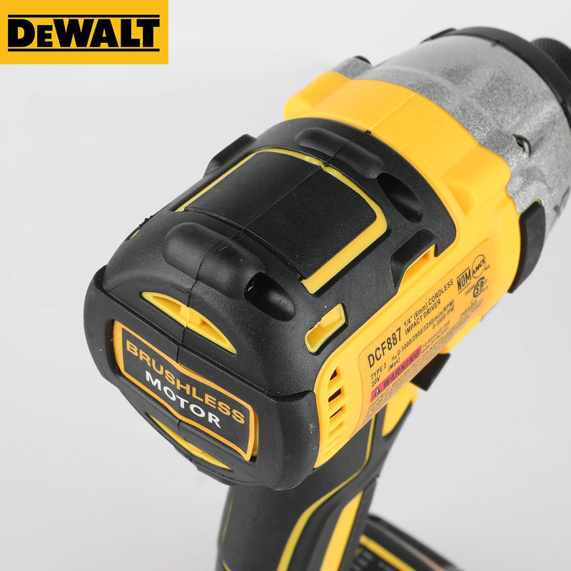 Dewalt brushless impact drill, DCF887 205N. M, 20V battery wireless screwdriver - View 6 | SAMAG