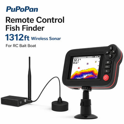 Remote Control Fish Finder for RC Bait Boat, 1312ft | SAMAG