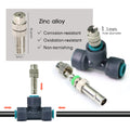 25-5M 60W Pump Adjustable Spray Nozzle Timer Watering Systems Quick Connection 1/4" Hose Misting Automatic Irrigation Kit Garden