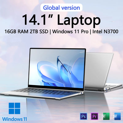 New Ultra Slim Laptop 14.1" 16GB RAM 2TB SSD Intel 4405U | SAMAG