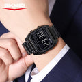 SKMEI 2478 Luxury Business Men's Digital Watch Waterproof Countdown Alarm Clock Stainless Steel Fashion Electronic Clock Reloj