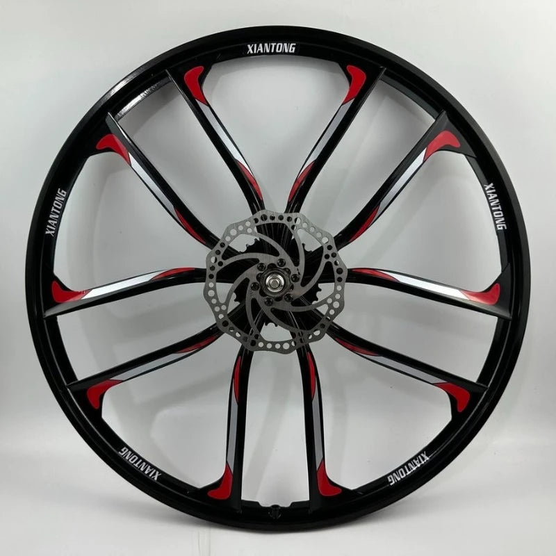 24/26/27.5-Inch Bicycle Aluminum Magnesium Alloy Wheel Tire Width 175/195/2.125 Variable Speed Rear Wheel Disc Brake