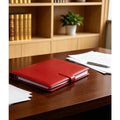 Premium PU Leather A4 Conference File Folder Business Document Binder Useful Office Desk Organizer Contract Stationery Supply