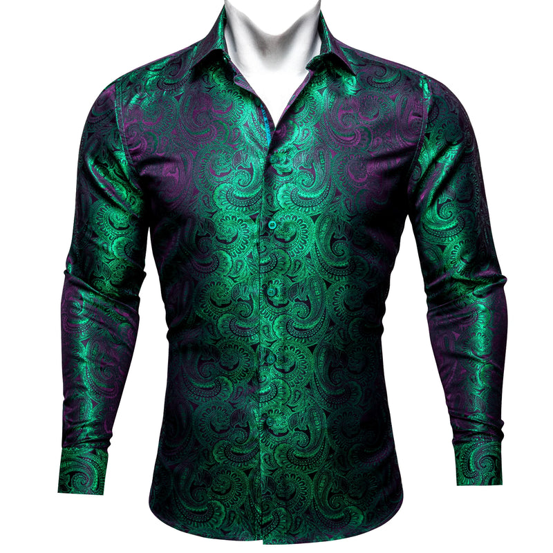 Men's Fashionable Casual Business Shirt with Iridescence | SAMAG