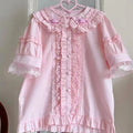 Japanese Lolita Style Lace Ruffles Blouses Summer Women - View 23 | SAMAG