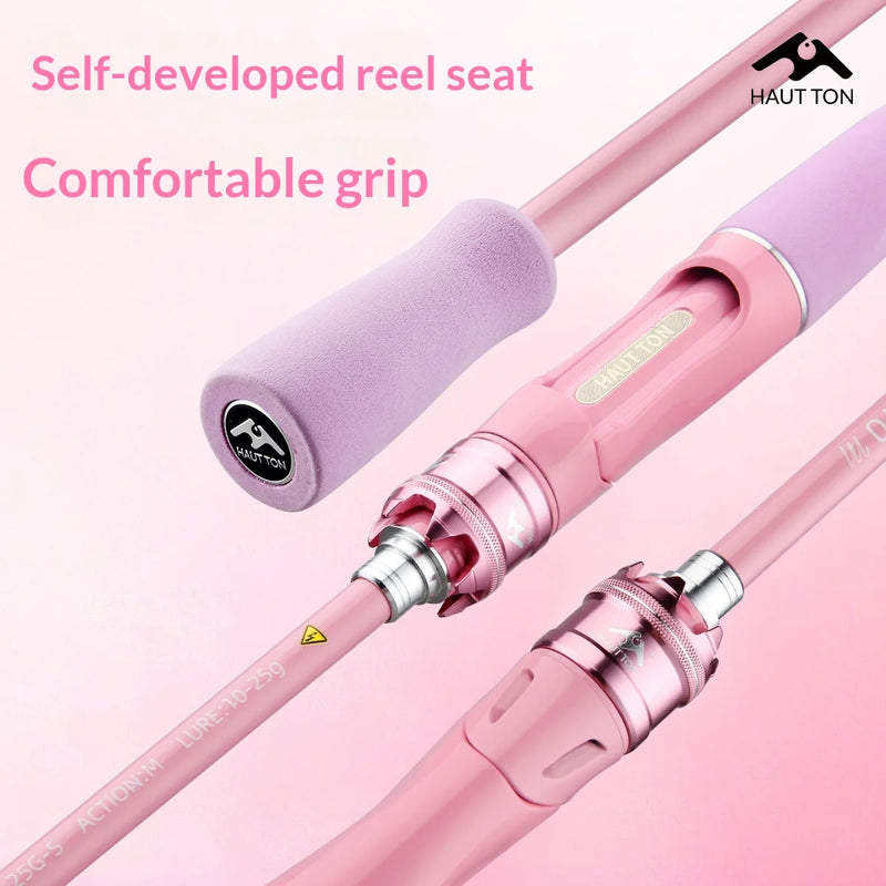 Haut ton Pink Macaron Lure Fishing Rod Full Set | SAMAG