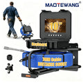 Sewer Inspection Camera -512Hz Self-Leveling Sewer Camera with 23mm Probe 5X Zoom , Waterproof Endoscope Camera with 12 LEDS