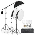 Softbox Lighting Kit Photography Studio Boom Arm for Video & YouTube Continuous Lighting Professional Lighting Set Photo Studio