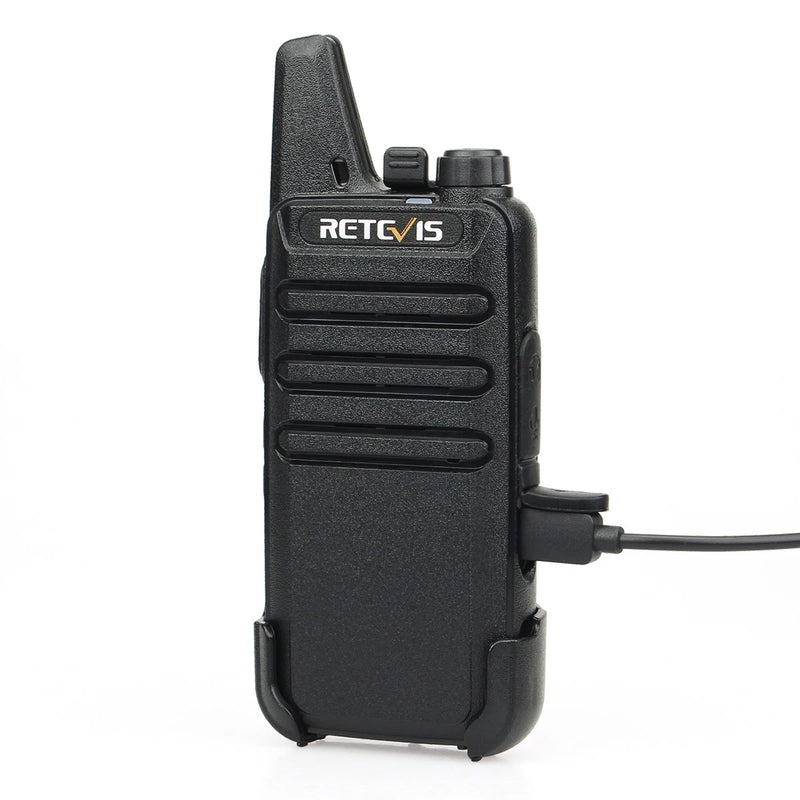 Retevis RT622 Mini Walkie Talkie 2pcs PMR446 Portable Two-way Radio PTT Walkie talkies Communication Radio for Restaurant Hotel