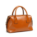 Genuine Leather Women's Bag Vintage Luxury Designer Boston Handbag Women Versatile Shoulder Bag Cowhide Female Crossbody Bags