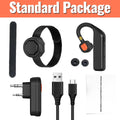 ABBREE Walkie Talkie Wireless Bluetooth Headphone Handsfree Earpiece Replacement for Baofeng UV-5RH UV-32 DM-32 UV-5R MINI UV-21
