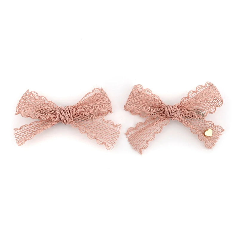 New Fashion Mesh lace edge Hair Accessories Lace Edge Hair Hoops Baby Bow Hair Accessories Hair Straps Girl Decoration