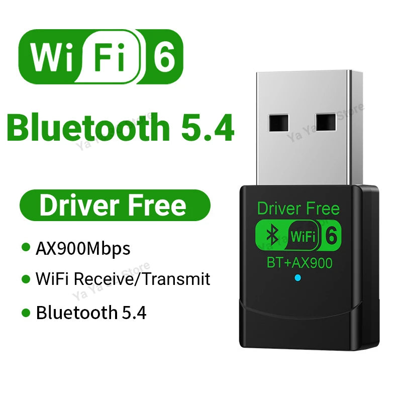 900Mbps USB WiFi Bluetooth 5.4 Adapter 2in1 Dongle Dual Band 2.4G 5GHz 6 Network Wireless Wlan Receiver - Visuel 10 | SAMAG