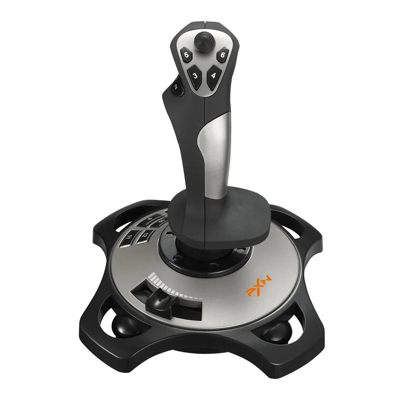 PXN-2113 Pro Joystick Flight Simulator Gamepad Controller PC Flight Simulation Cockpit Stick for PC/Desktop Game Accessories