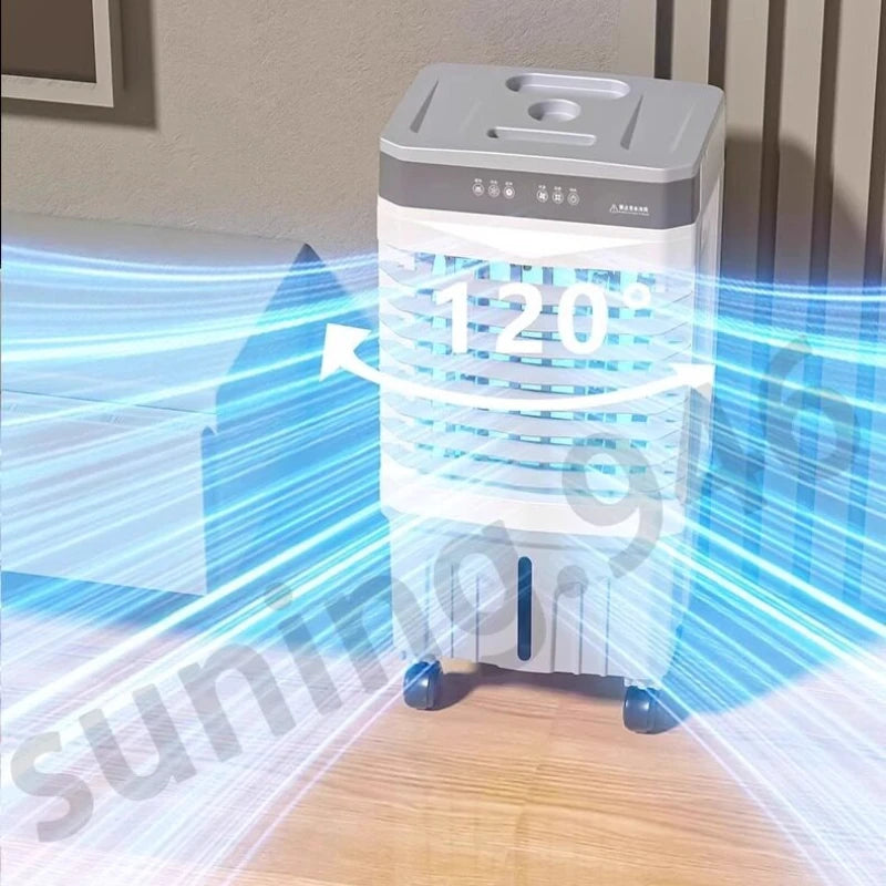 Portable Cooling Fan Air Cooler Fan Single Cold Type Household Cold Air Conditioner Fan