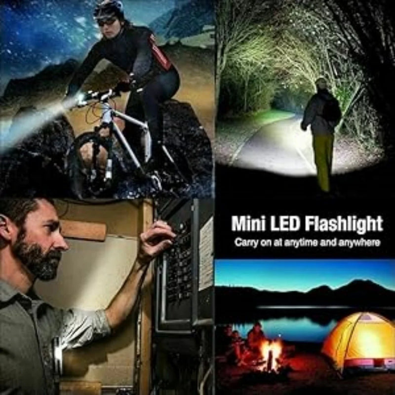 Led Flashlight Rechargeable USB Torch Mini Small Light - View 5 | SAMAG