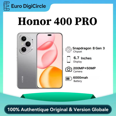 New HONOR 400 Pro Global Version 5G Smartphone 200MP | SAMAG