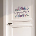 Waterproof Bathroom Wall Sticker PVC Home Art Room Decor Wall Door Stickers Bathroom Decoration Decal Home Supplies