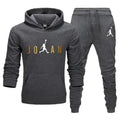Men's Fashionable Casual Sportswear Outdoor Fitness Jogging Set Autumn and Winter Pullover Hoodie + - View 2 | SAMAG
