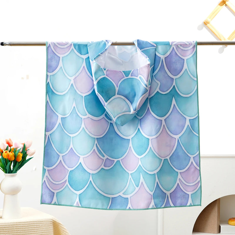 Elinfant 1PC Baby Hooded Towel Soft Absorbent Kids Bath Towel Hooded Towel For Bathroom, Beach, Pool Baby Care Essentials