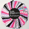 5/10/20/30pairs Simple Stripe Pattern Liner Anklets Socks | SAMAG