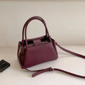 Vintage Ladies Messenger Bag New Boston Handbags for Women shoulder bags PU Leather Luxury Square Bag small female totes