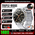 TANK Ultra 1400mAh Battery Military Smart Watch 10ATM Waterproof Heart Rate Tactical LED Flashlight Men - Visuel 21 | SAMAG