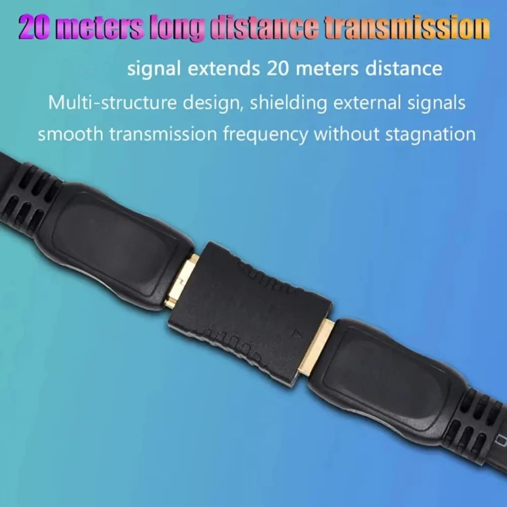 Audio Line Converter HDMI-compatible Female or Male To Female Straight-through Adapter Cable Female HDMI-compatible Adapter