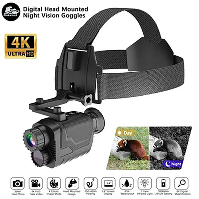 ZIYOUHU - Night Vision Monocular, Hunting Helmet, FHD, 4K | SAMAG