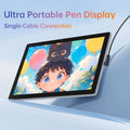Portable Graphics Drawing Tablet  BOSTO BT-101A10.1 Inch IPS Screen Display with Finger Touch Anti-glare 16384 Pressure Level