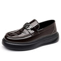 New Arrival Mens Driving Loafers Thick Bottom Summer Casual Shoes Leather Moccasins Breathable Slip on Boat Shoes Business Flats