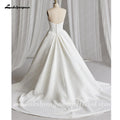 Lakshmigown Off The Shoulder Crepe Satin A - Line Bridal - View 2 | SAMAG