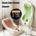 Foldable Baby Bath Support Newborn Bathtub With Sensing Temperature Non-Slip Infrant Shower Bed With Support Bracket