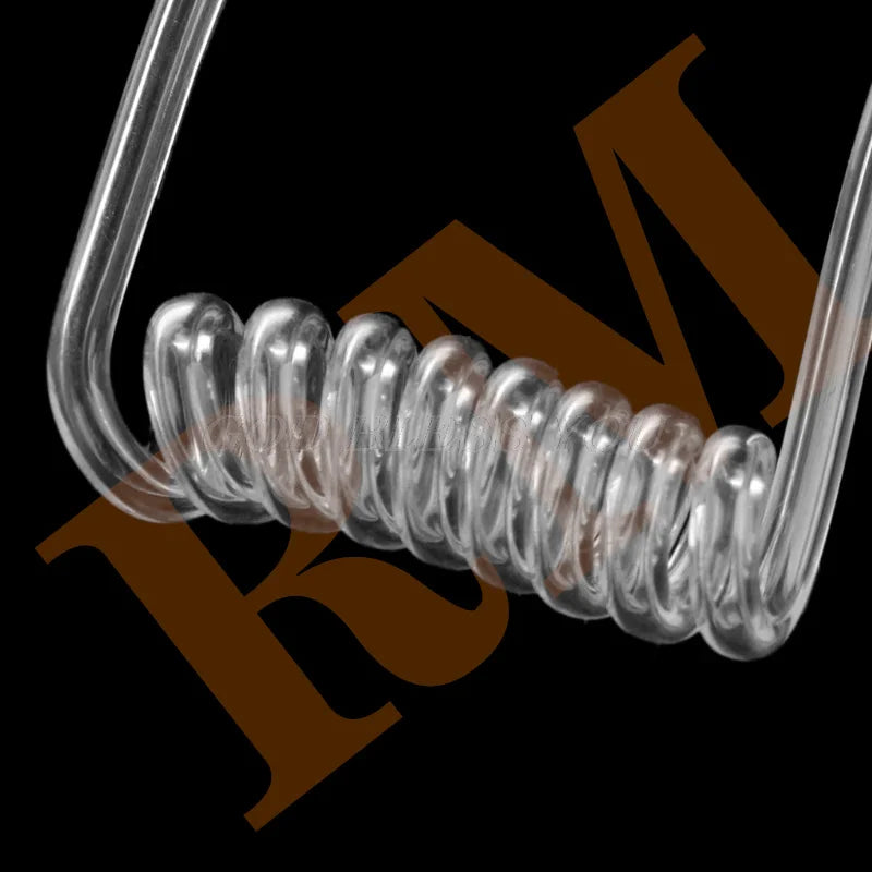 Radio Clear Acoustic Tube Replacement for Two Way Radio Earpiece Clear Tube for Walkie Talkie Accessories