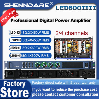 SenMicre LED450 4X450W 8Ohm Professional Digital Power | SAMAG