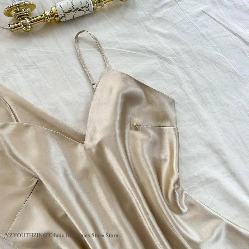 Bride Wedding Robe Dress Suit Women Rayon Bathrobe Gown | SAMAG