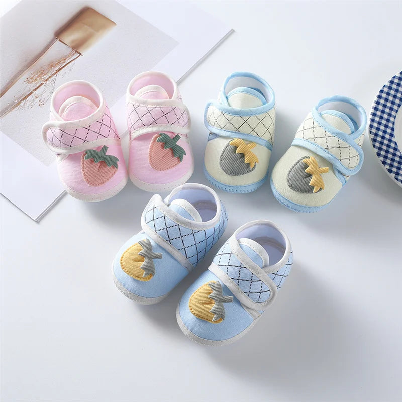 0 - 12Month Baby Girl Boy Shoes First Walkers Cotton Soft - View 2 | SAMAG