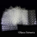 Double Side Nail Glue Sticker Adhesive Tabs for Fake Nails Supre Sticky Waterproof Breathable Nail Jelly Glue